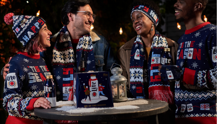 Miller lite shop ugly sweater 2018